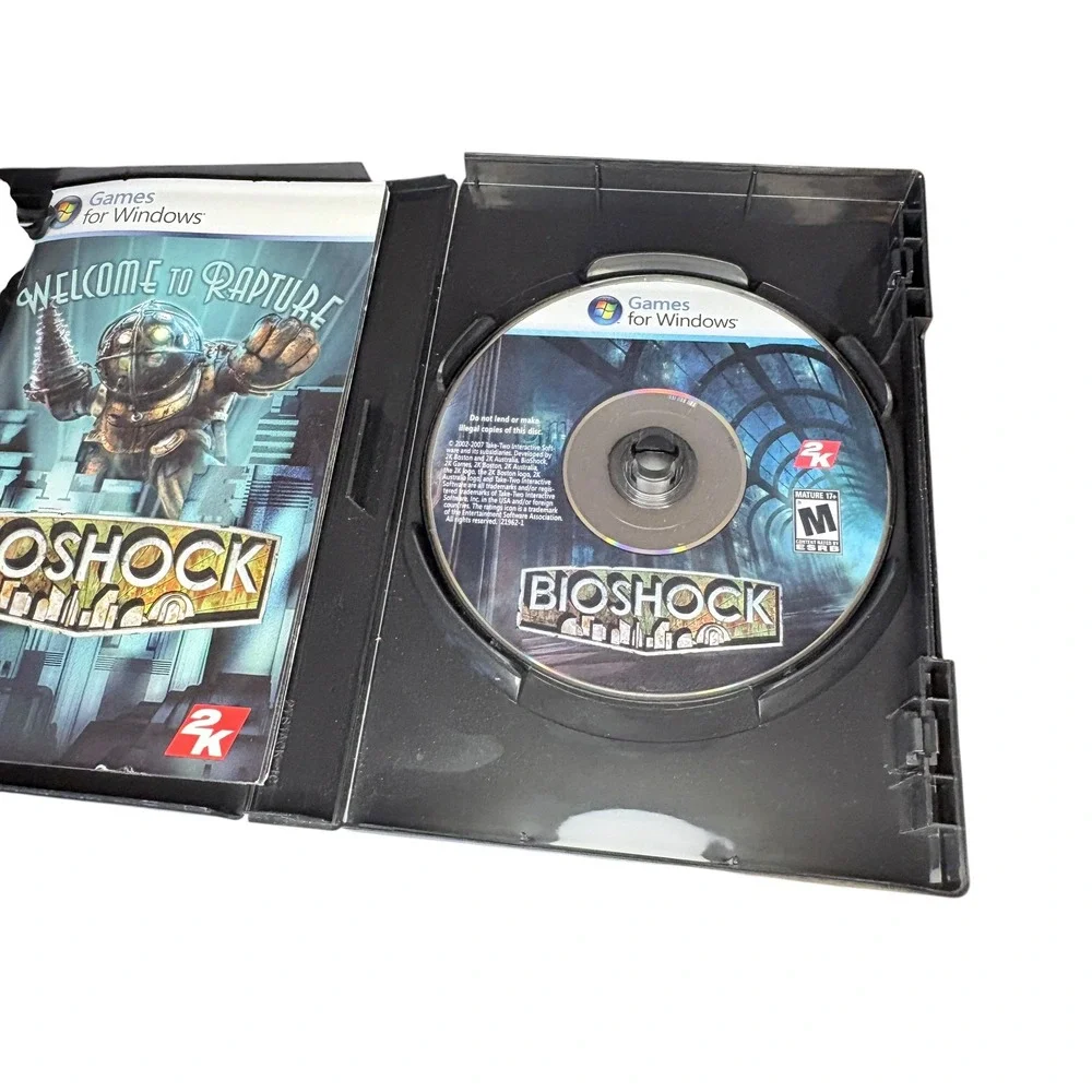 BioShock PC Games for Windows DVD-ROM 2007 First Person Shooter UNTESTED
